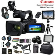 Canon XA50 UHD 4K Camcorder W/ 2 Extra Battery - Professional Bundle