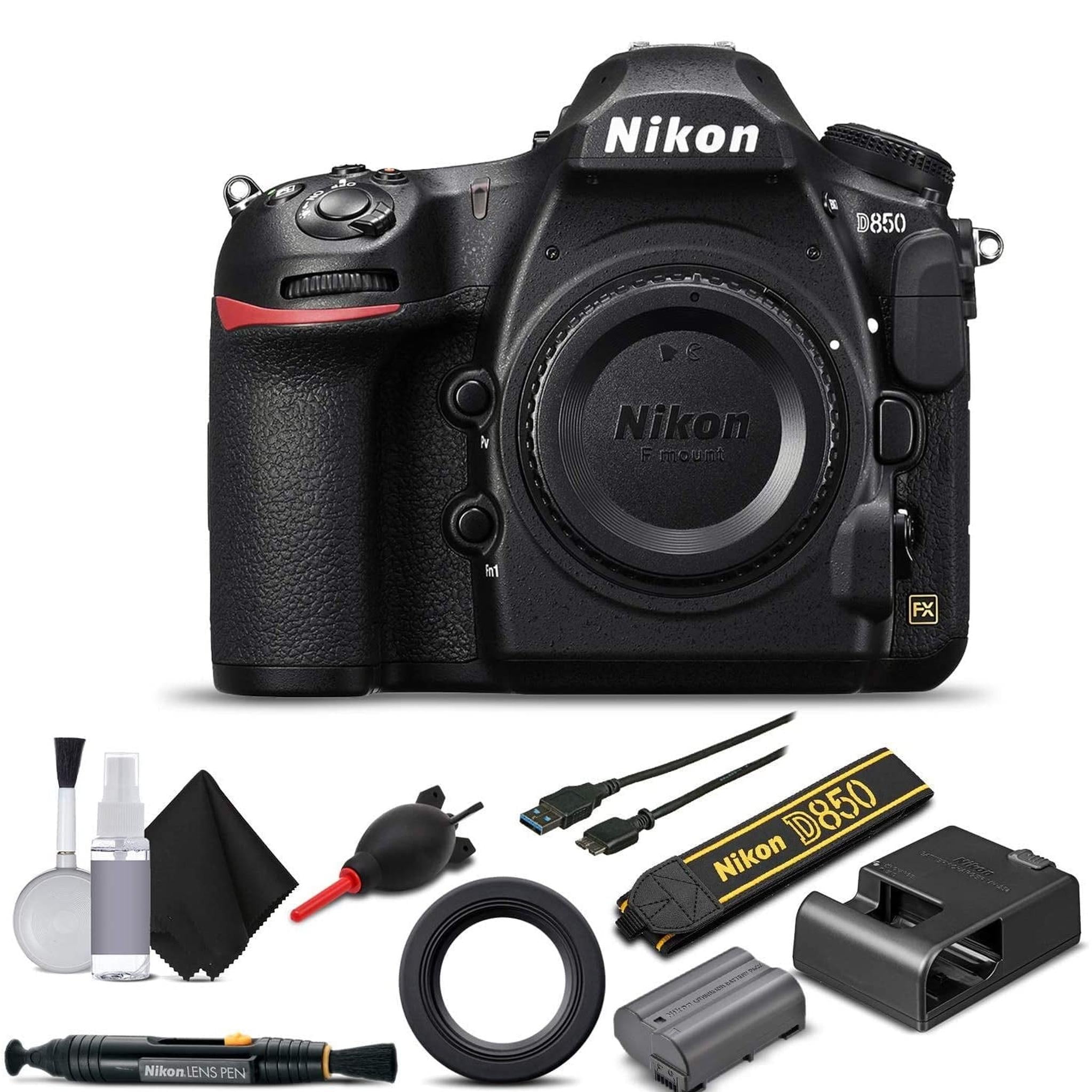 Nikon D850 Digital SLR Camera Body Only Starter Set With Extended Warranty Intl Model Nikon