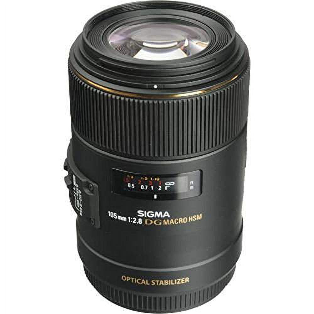 Sigma 258306 105mm F2.8 EX DG OS HSM Macro Lens for Nikon DSLR Camera - International Version No Warranty