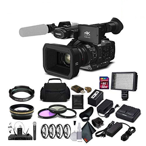 Panasonic AG-UX180 4K Premium Professional Camcorder (AG-UX180PJ) Movie Maker Special Bundle