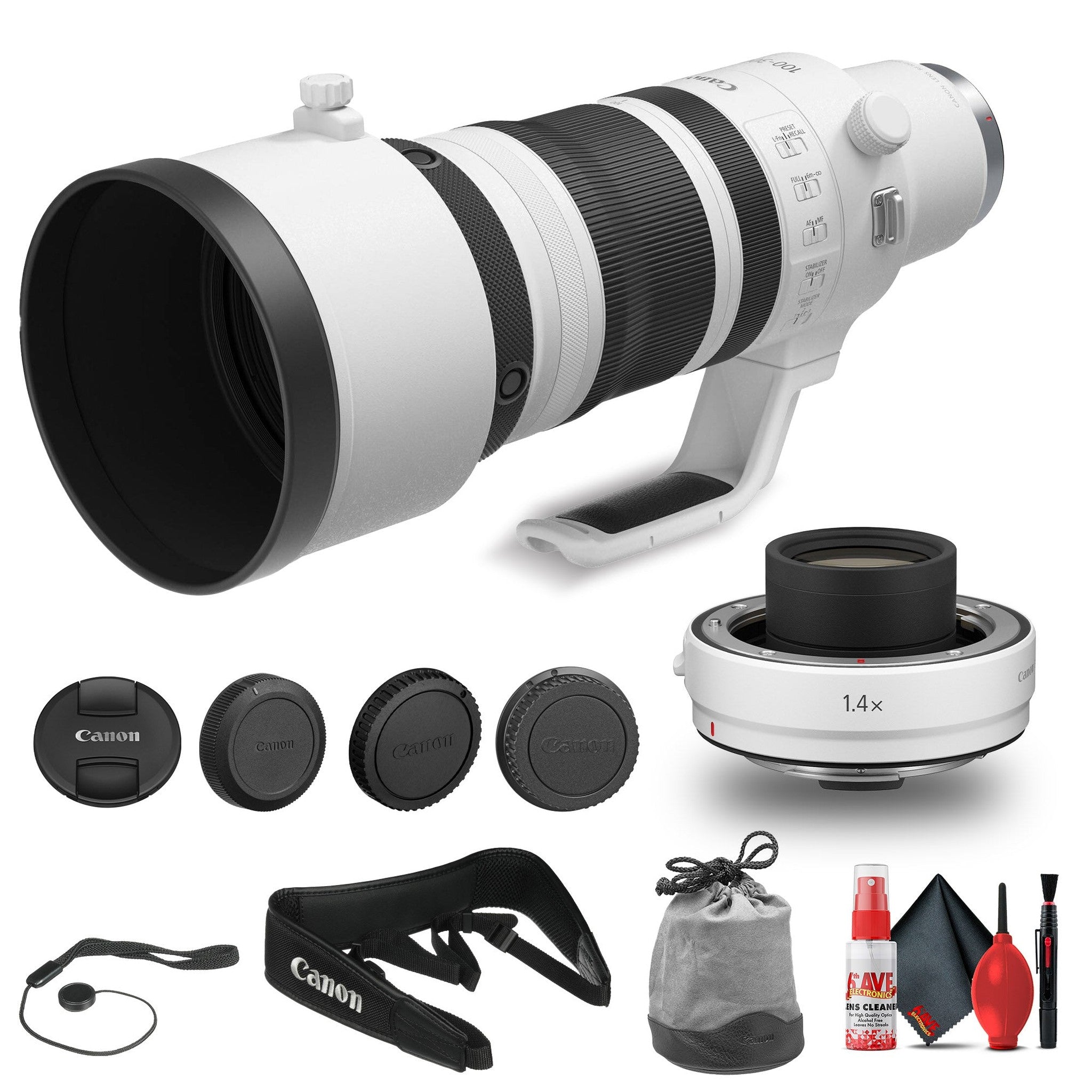 Canon RF 100-300mm f/2.8 L IS USM Lens with Canon Extender RF 1.4x + More - Canon