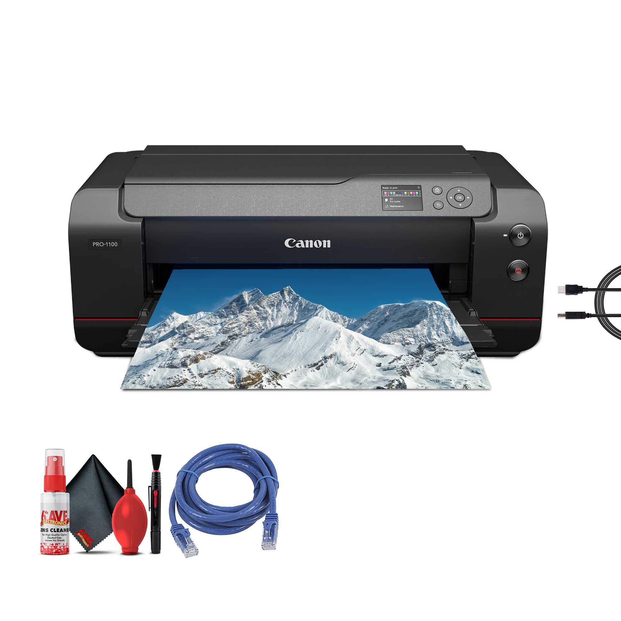 Canon imagePROGRAF PRO-300 13" Wide-Format Wireless Photographic Inkjet Printer + More