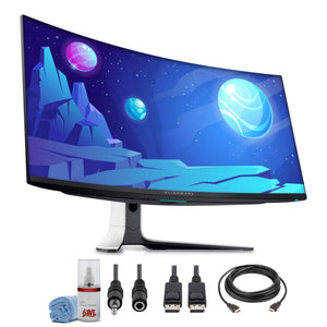 Dell Alienware AW3423DW 34.2" 1440p HDR 175 Hz Curved Gaming Monitor Lunar Light + More Dell