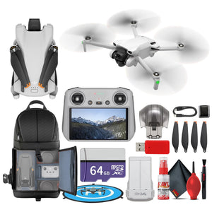 Mini 3 with DJI RC Remote CP.MA.00000587.01 + 64GB Card + More