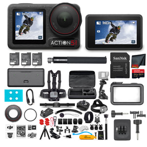 DJI Osmo Action 5 Pro Adventure Combo - WaterProof Action Camera With 50-In-1 Action Kit