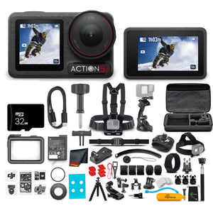 DJI Osmo Action 5 Pro Essential Combo - WaterProof Action Camera With 50-In-1 Action Kit