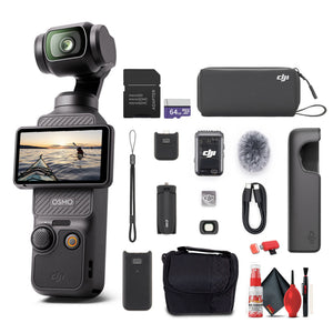DJI Osmo Pocket 3 Creator Combo, Handheld Vlogging Camera and DJI Mic 2 + More