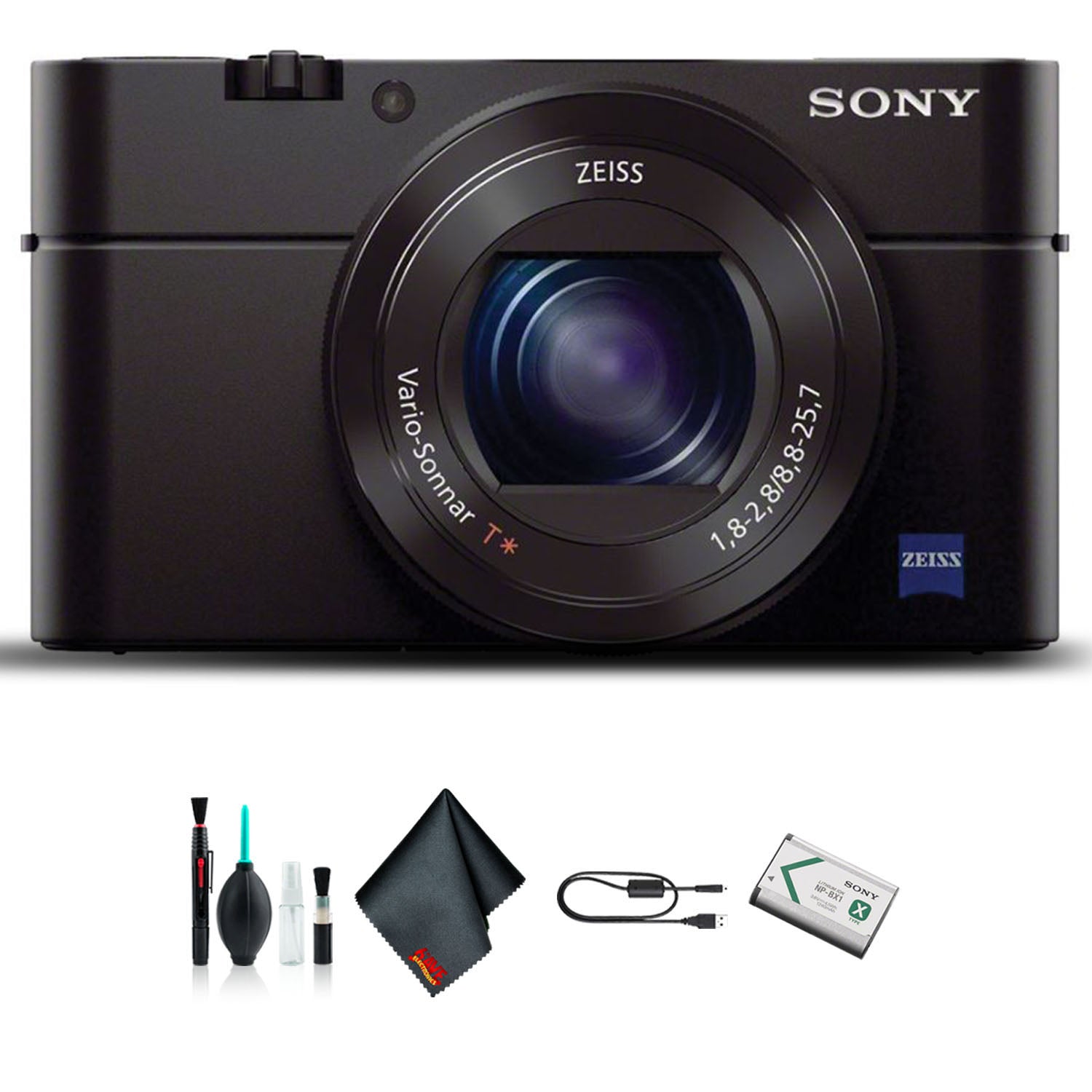 Sony Cyber-shot DSC-RX100 III Camera DSCRX100M3/B Starter Kit