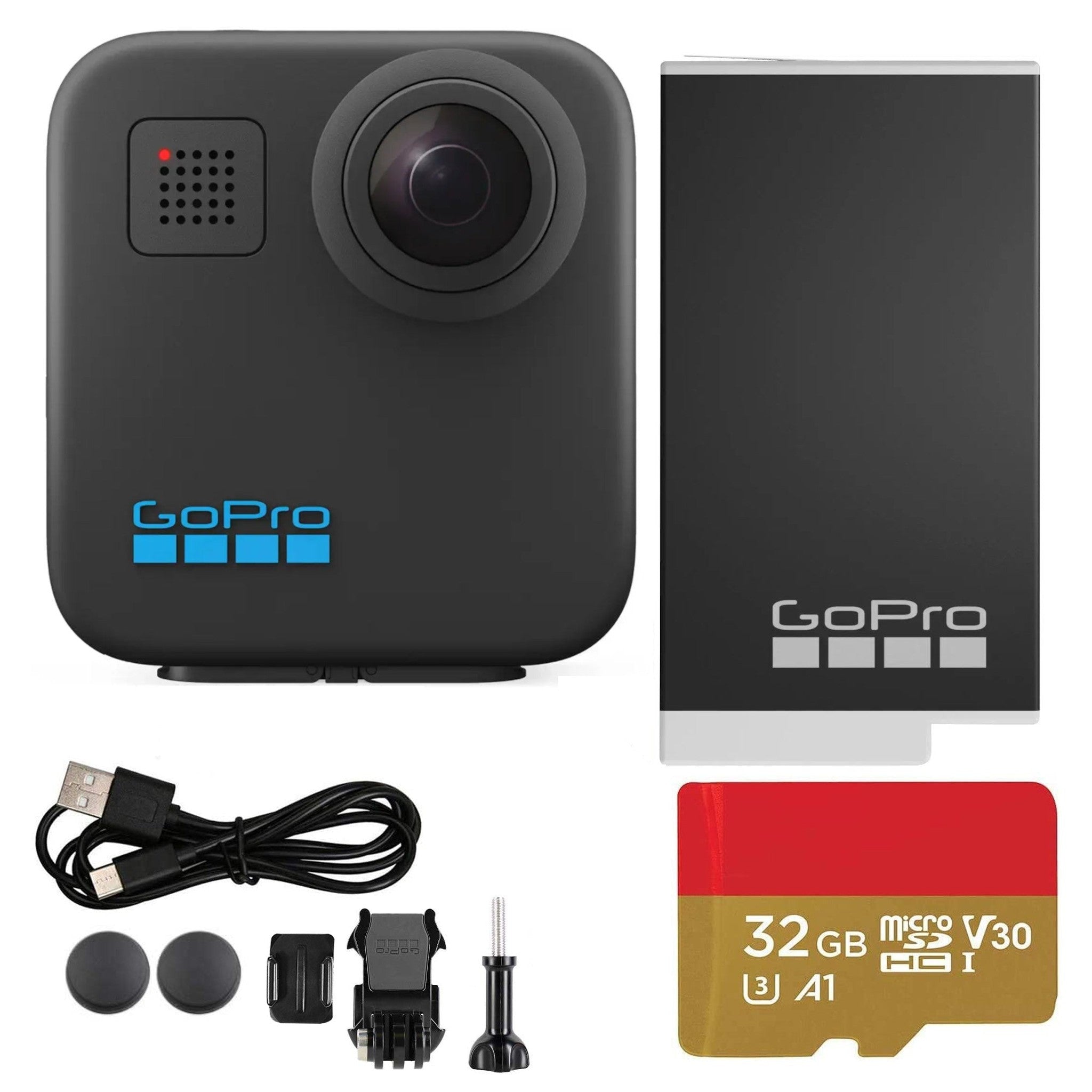 GoPro MAX 360 2025 Action Camera with 32GB microSDHC Memory Card GoPro