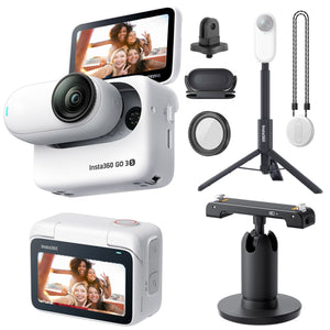 Insta360 GO 3S 128GB Edition + Selfie Stick + Tripod + More