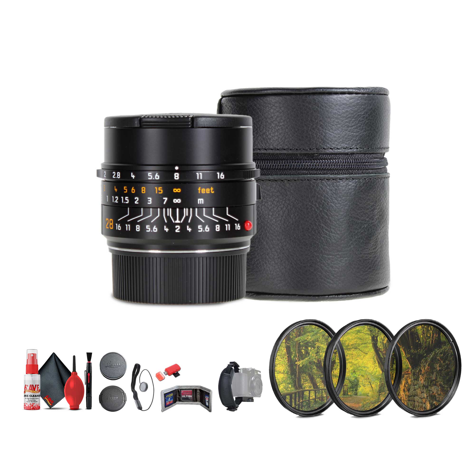 Leica Summicron-M 28mm f/2 ASPH. Lens Leica M, 2023 Version + Sling Backpack + More