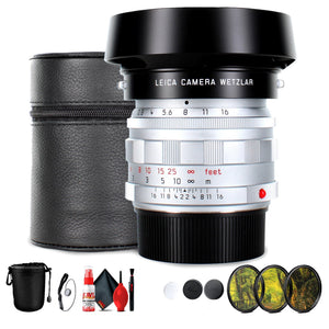 Leica Summilux-M 50mm f/1.4 Lens 2025 | Silver M-Mount Portrait Prime - Bundle