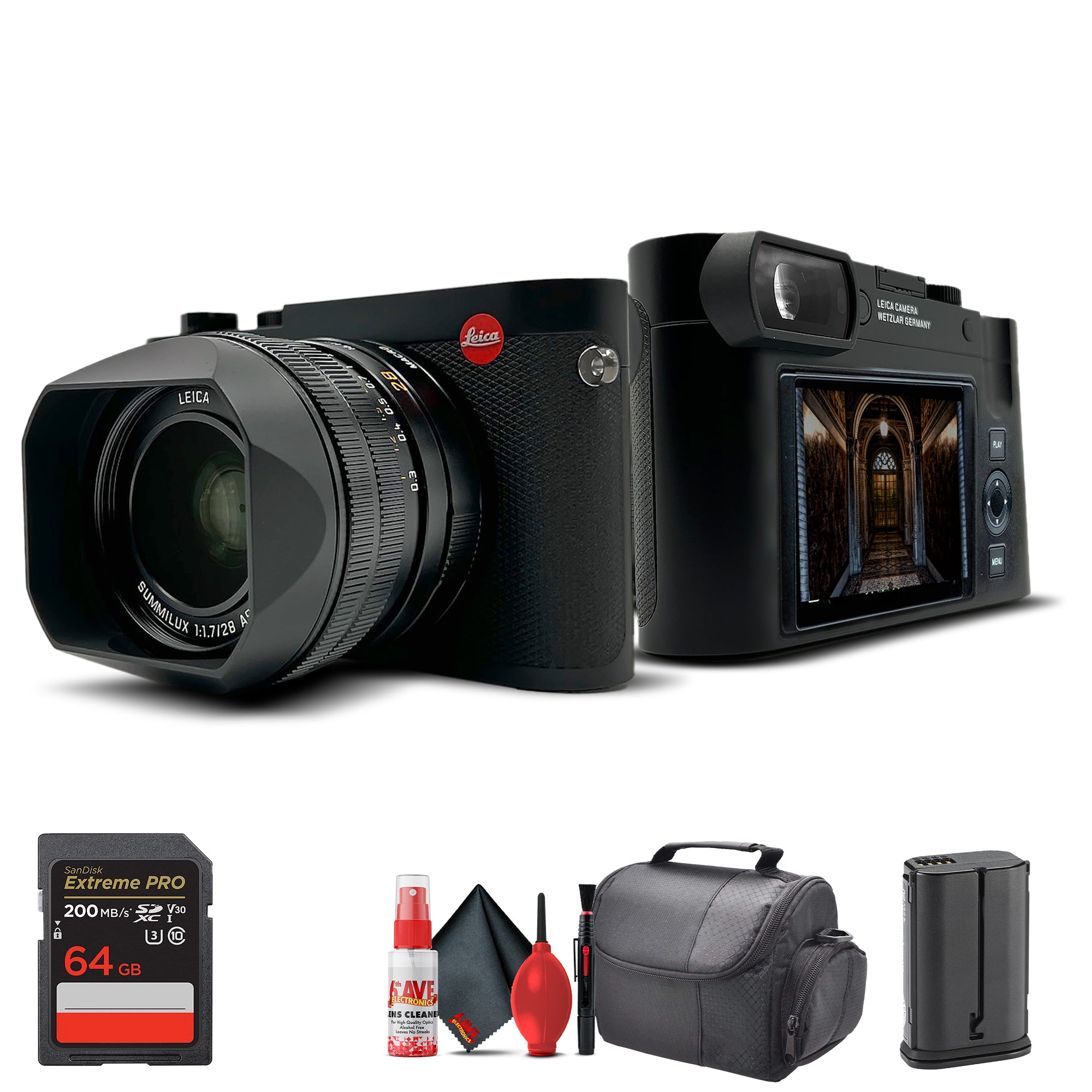 Leica Q3 Compact and Powerful Digital Camera 19080 with Summilux 28mm f/1.7