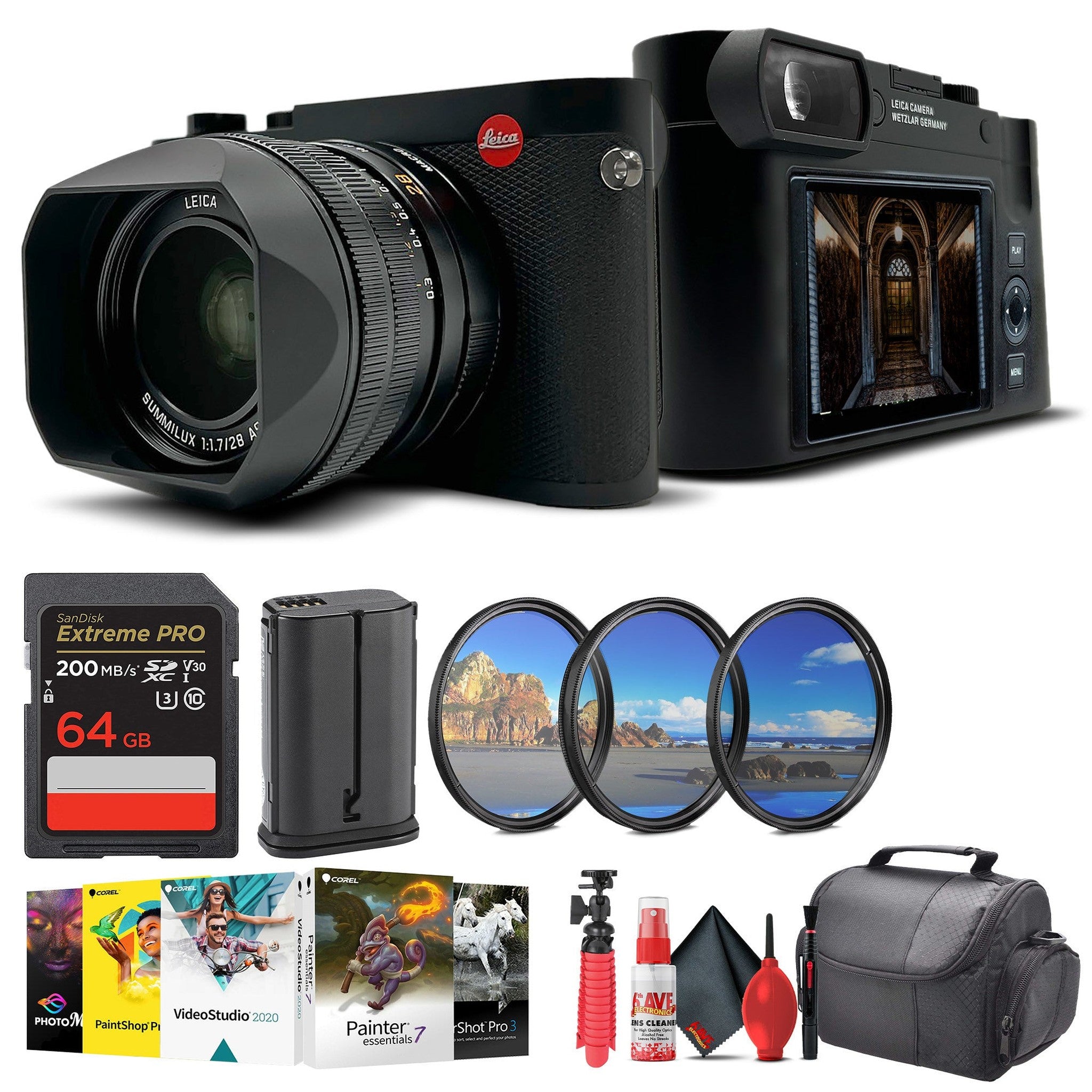 Leica Q3 Compact and Powerful Digital Camera 19080 with Summilux 28mm f/1.7 Leica