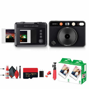 Leica SOFORT 2 Instant Camera 100 Years of Leica Limited Edition + 64GB MicroSD + More