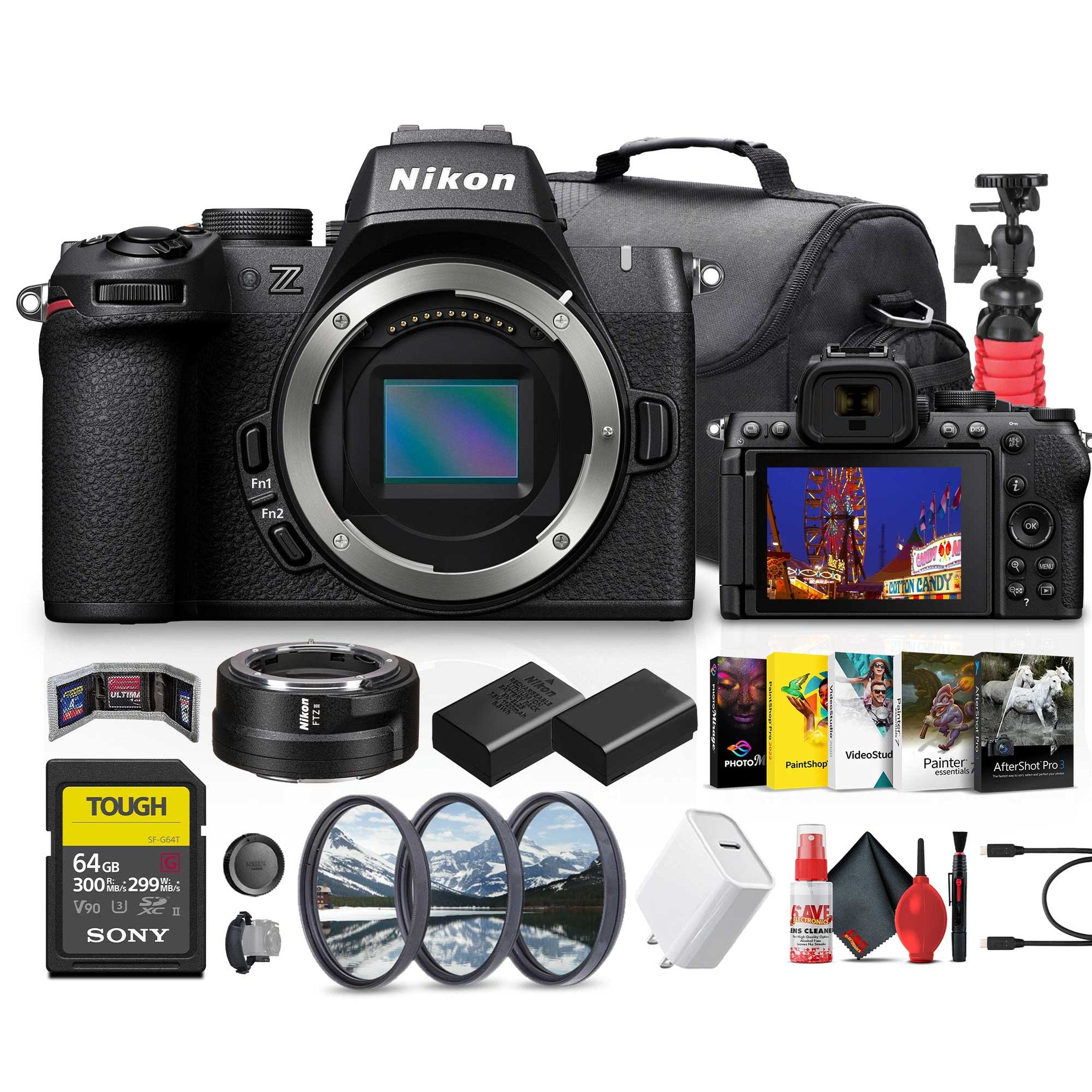 Nikon Z50 II Compact LightWeight Mirrorless Digital Camera + More - Reconditioned Nikon