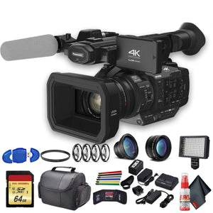 Panasonic AG-UX180 4K Professional Camcorder AG-UX180PJ8 With Advanced Bundle
