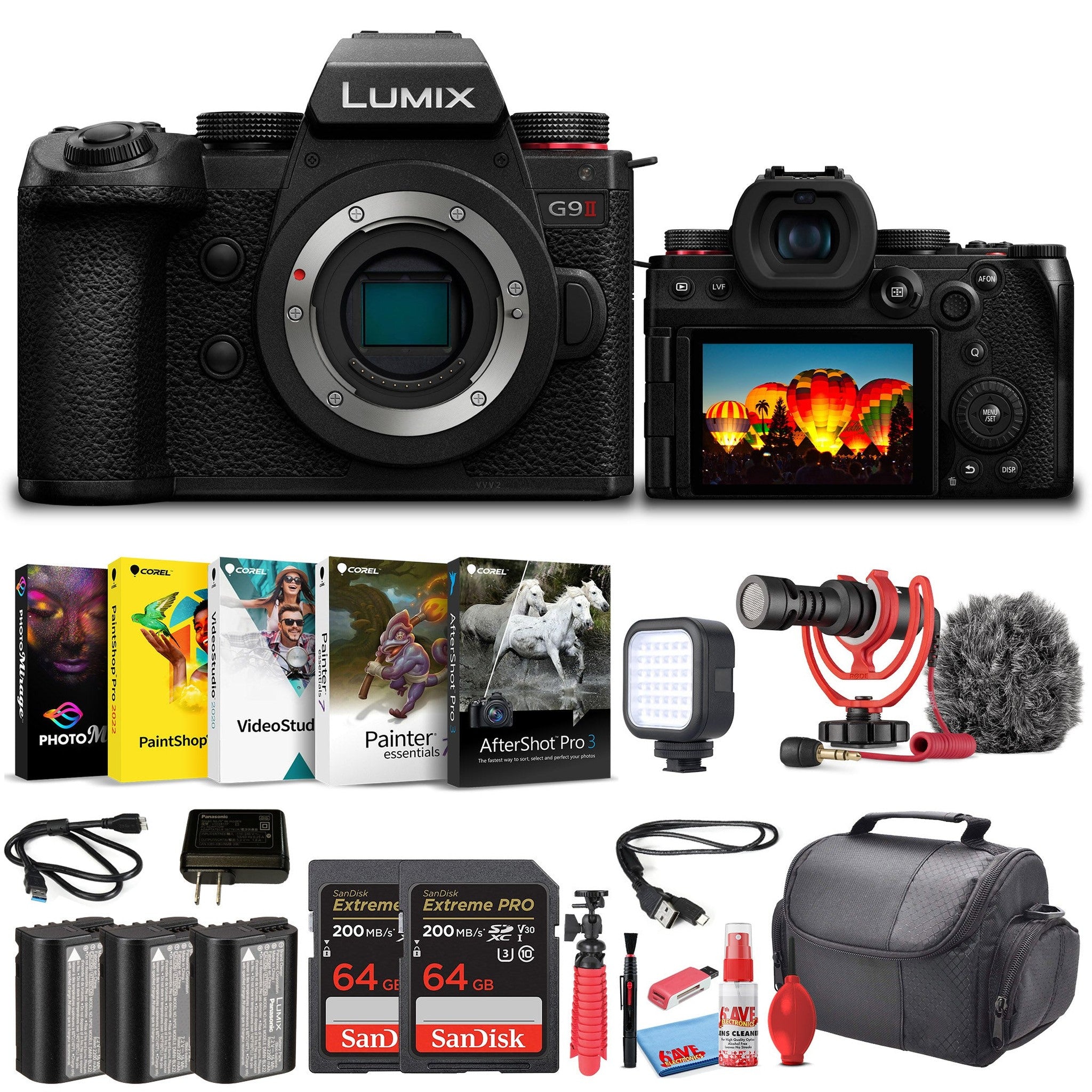 Panasonic Lumix G9 II Micro Four Thirds Mirrorless Camera, 25.2MP Body Only Panasonic