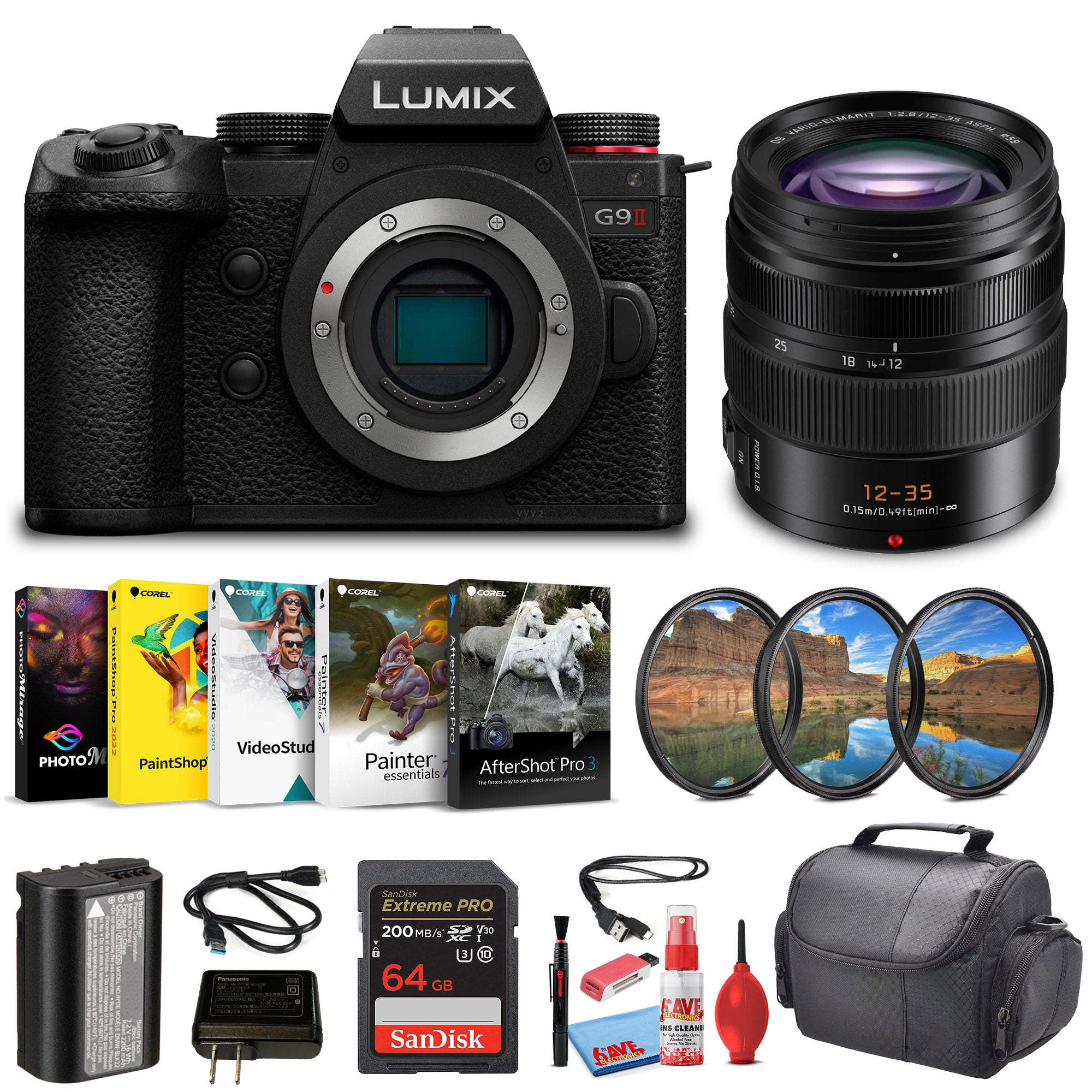 Panasonic Lumix G9 II Micro Four Thirds Mirrorless Camera, 25.2MP (Body Only)