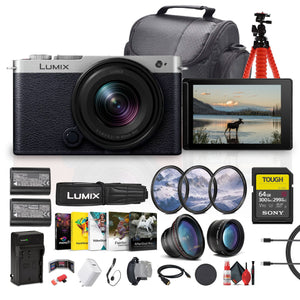 Panasonic Lumix S9 Mirrorless Camera with 18-40mm f/4.5-6.3 Lens Silver + More