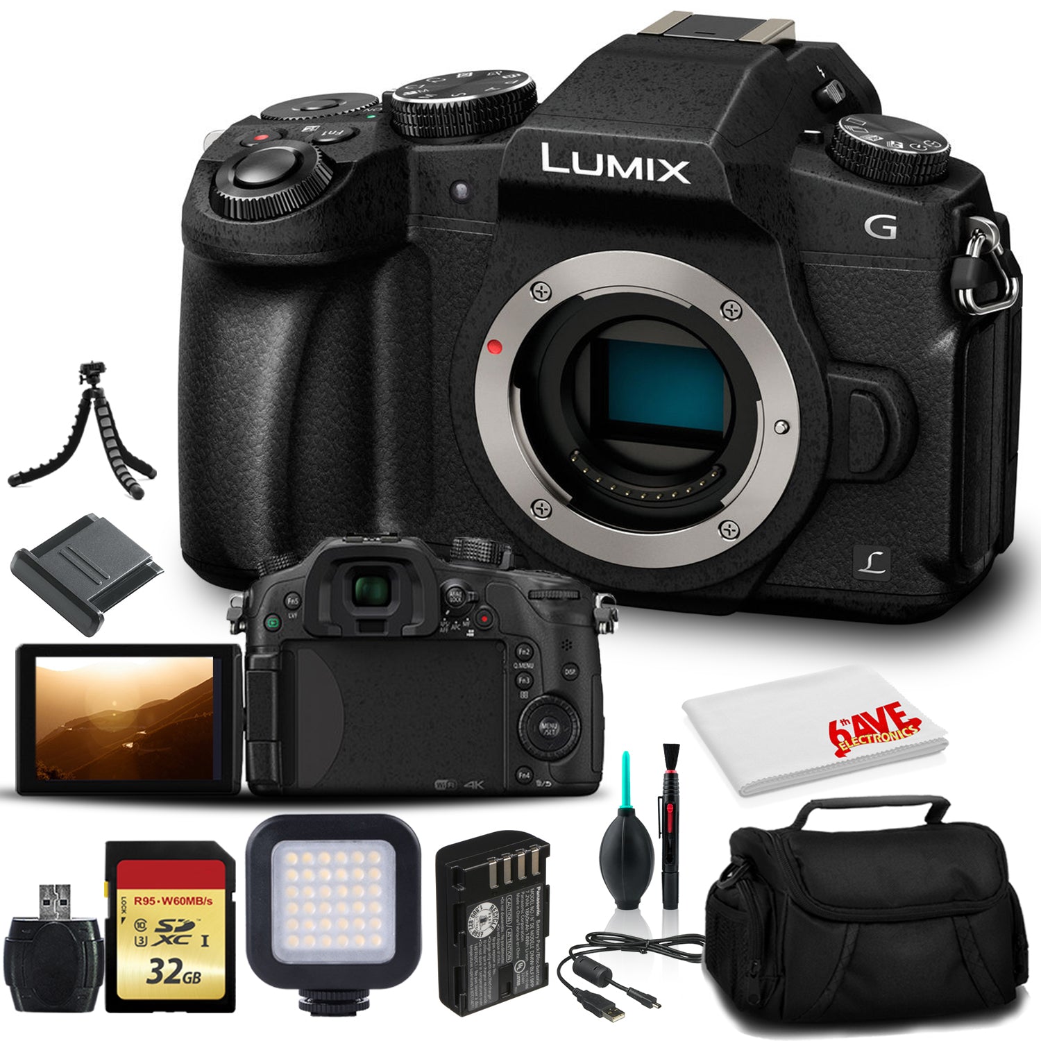 Panasonic Lumix DMC-G85 Mirrorless Digital Camera Body (DMC-G85MK) - Video Bundle