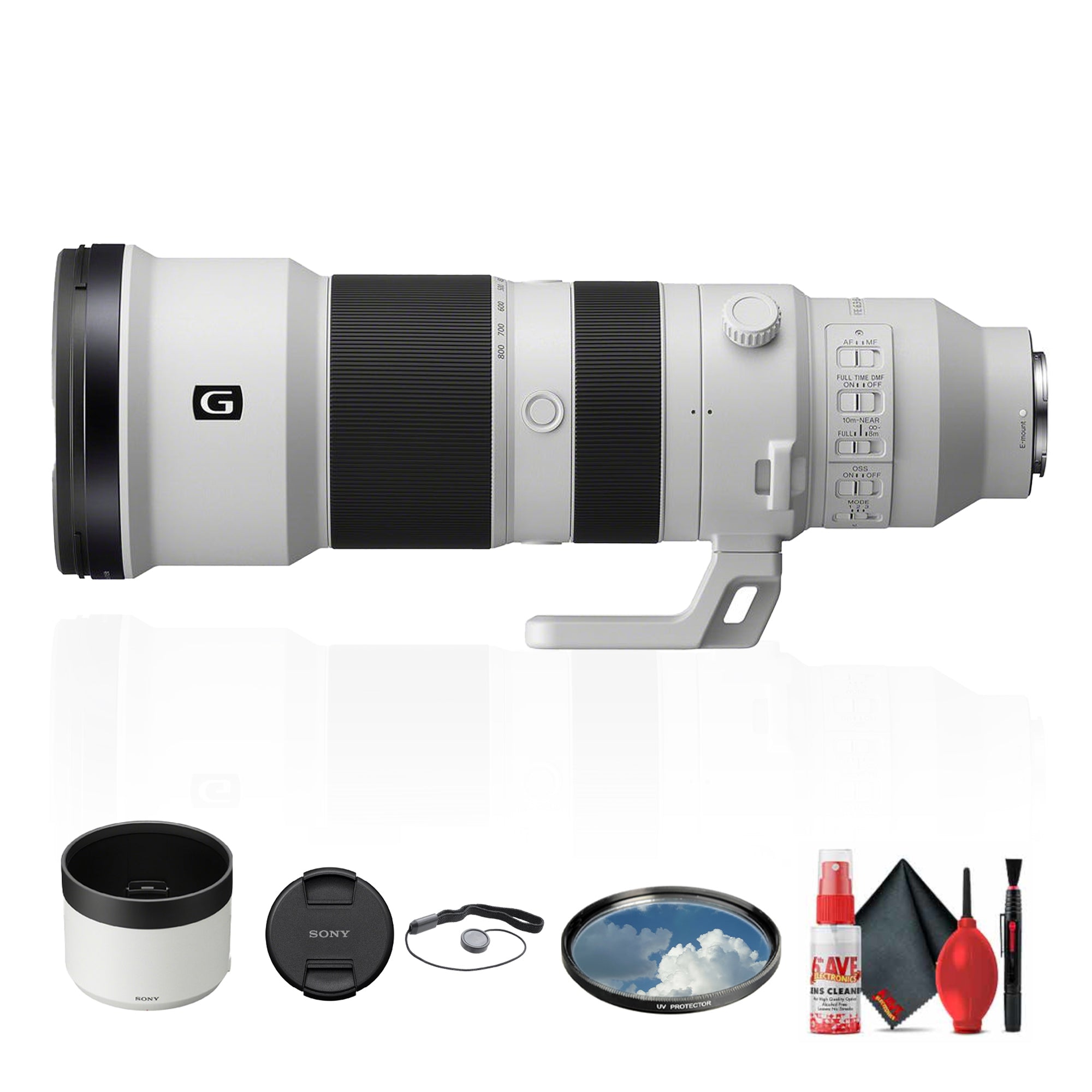 Sony FE 400-800mm f/6.3-8 G OSS Lens | Fast Autofocus for Sony E-Mount + More