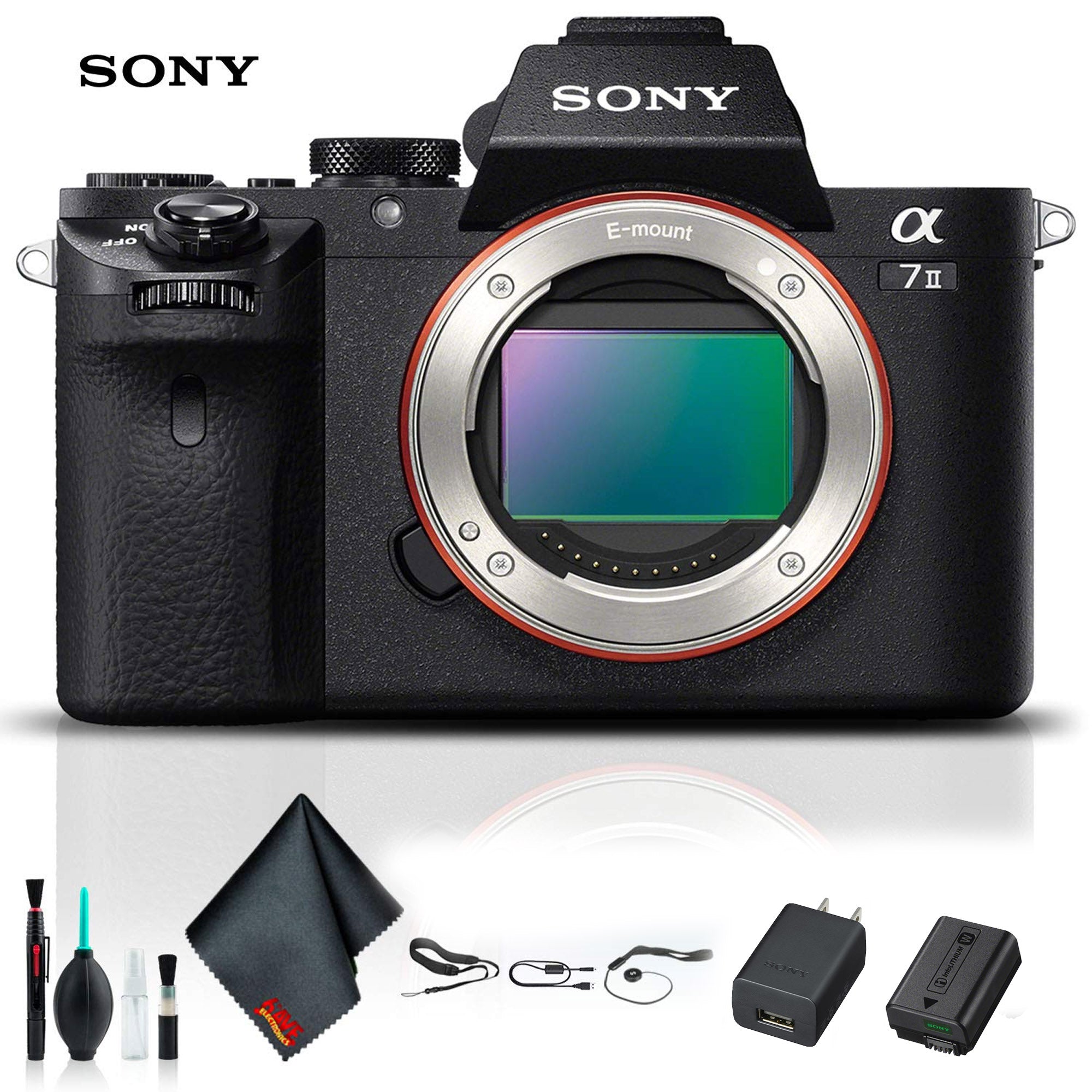 Sony Alpha a7 II Mirrorless Camera ILCE7M2/B Starter Kit