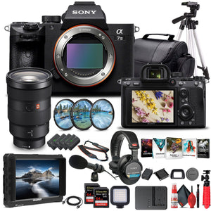 Sony Alpha a7 III Mirrorless Camera W/ Sony FE 24-70mm Lens - Pro Bundle - Reconditioned Sony