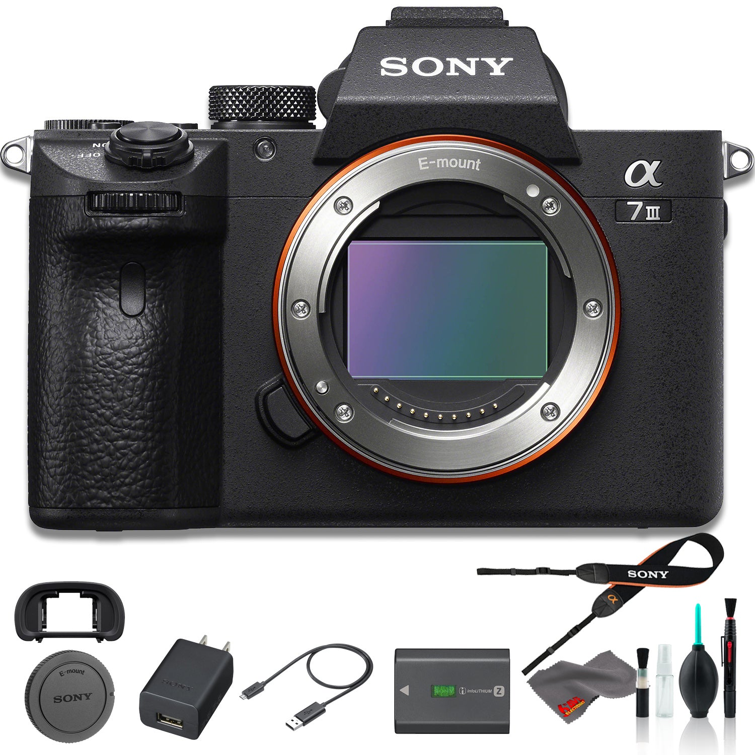 Sony Alpha a7 III Mirrorless Digital Camera (Body Only) - Base Bundle