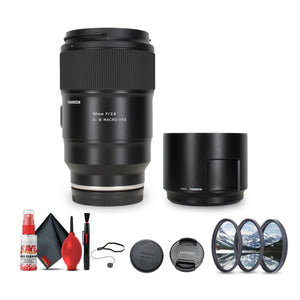Tamron 90mm f/2.8 Di III VXD Macro Lens Sony E + Lens Filter Kit + Cleaning Kit + More
