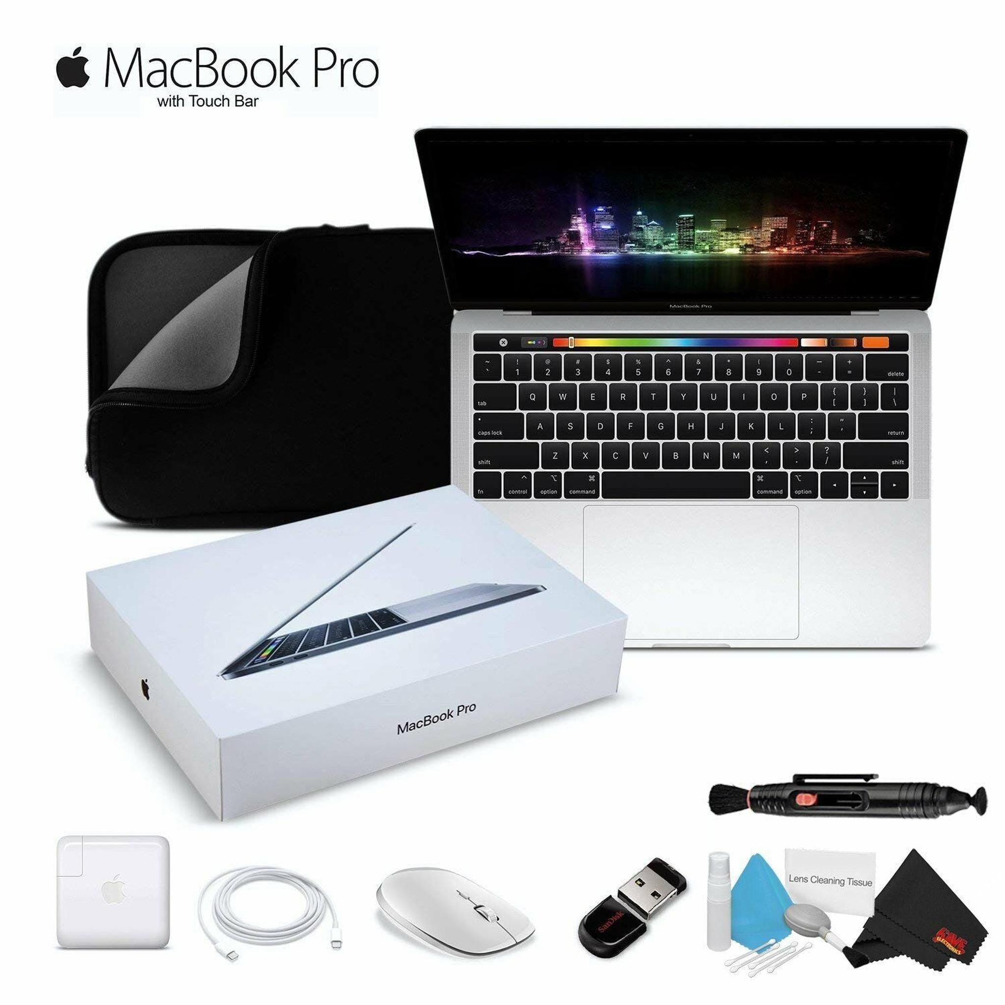 Apple 13.3" MacBook Pro Laptop MR9Q2LL/A Space Gray + Must Have Accessories