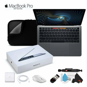 Apple 13.4" MacBook Pro Laptop MR9R2LL/A Space Gray + Must Have Accessories