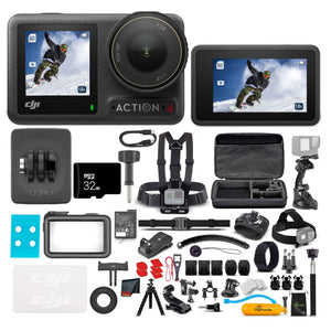 DJI Osmo Action 4 Camera Standard Combo - WaterProof Action Camera With 50-In-1 Action Kit