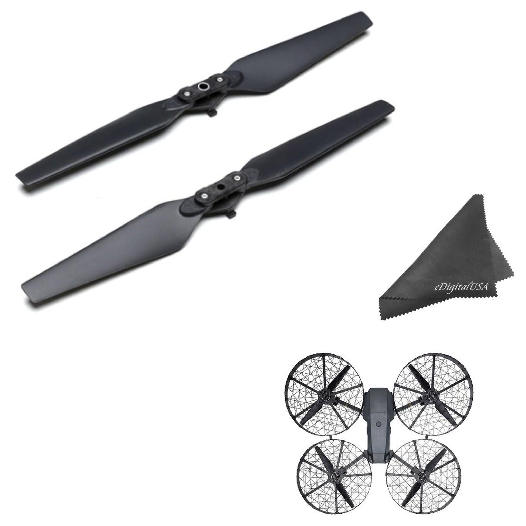 7228 Quick Release Folding Propellers for use with DJI Mavic Pro Propeller Cage Bundle