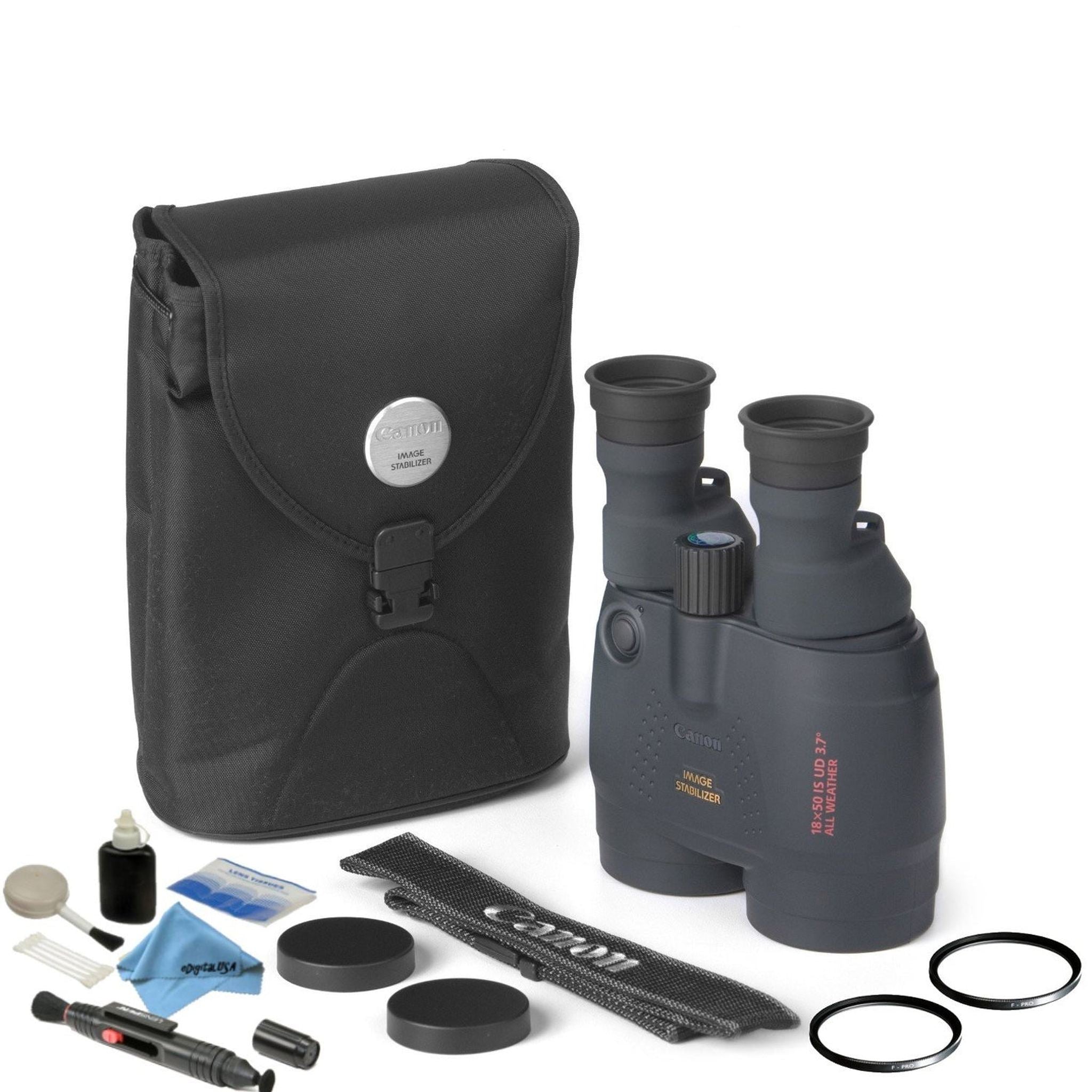 Canon 18x50 is Image Stabilized Binocular Starters Bundle - Used Canon