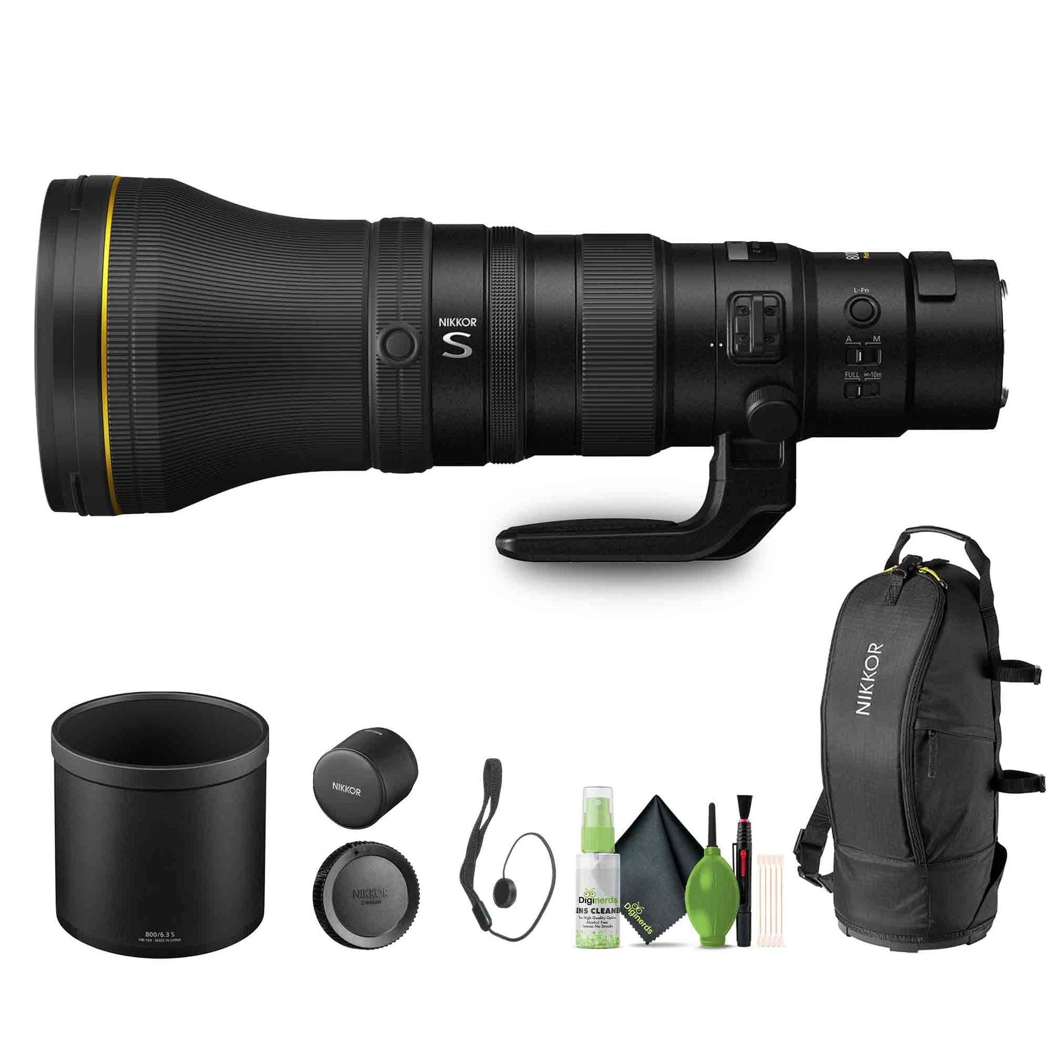 Nikon NIKKOR Z 800mm f/6.3 VR S Super-Telephoto Lens for Nikon Z-Series Mirrorless - Bundle Nikon