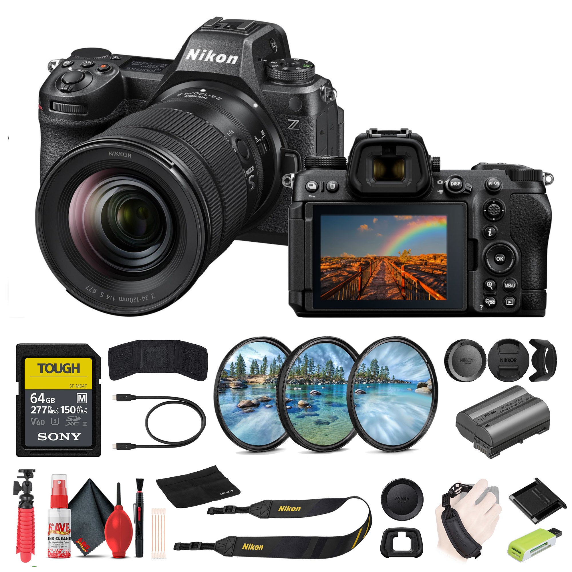 Nikon Z6III FX-format Mirrorless Camera With NIKKOR Z 24-120mm f/4 S Zoom Lens Bundle