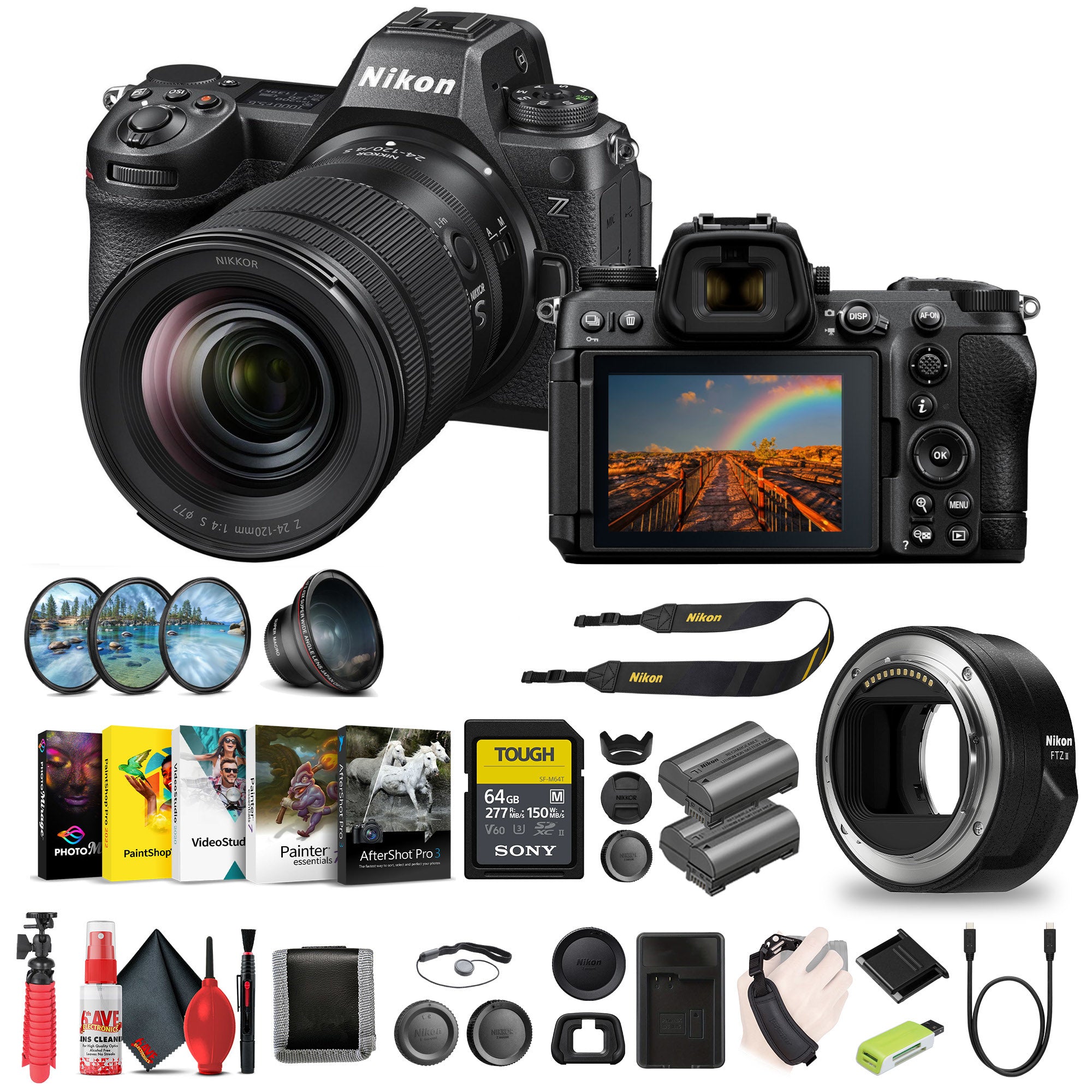 Nikon Z6III FX-format Mirrorless Camera With NIKKOR Z 24-120mm f/4 S Zoom Lens Bundle
