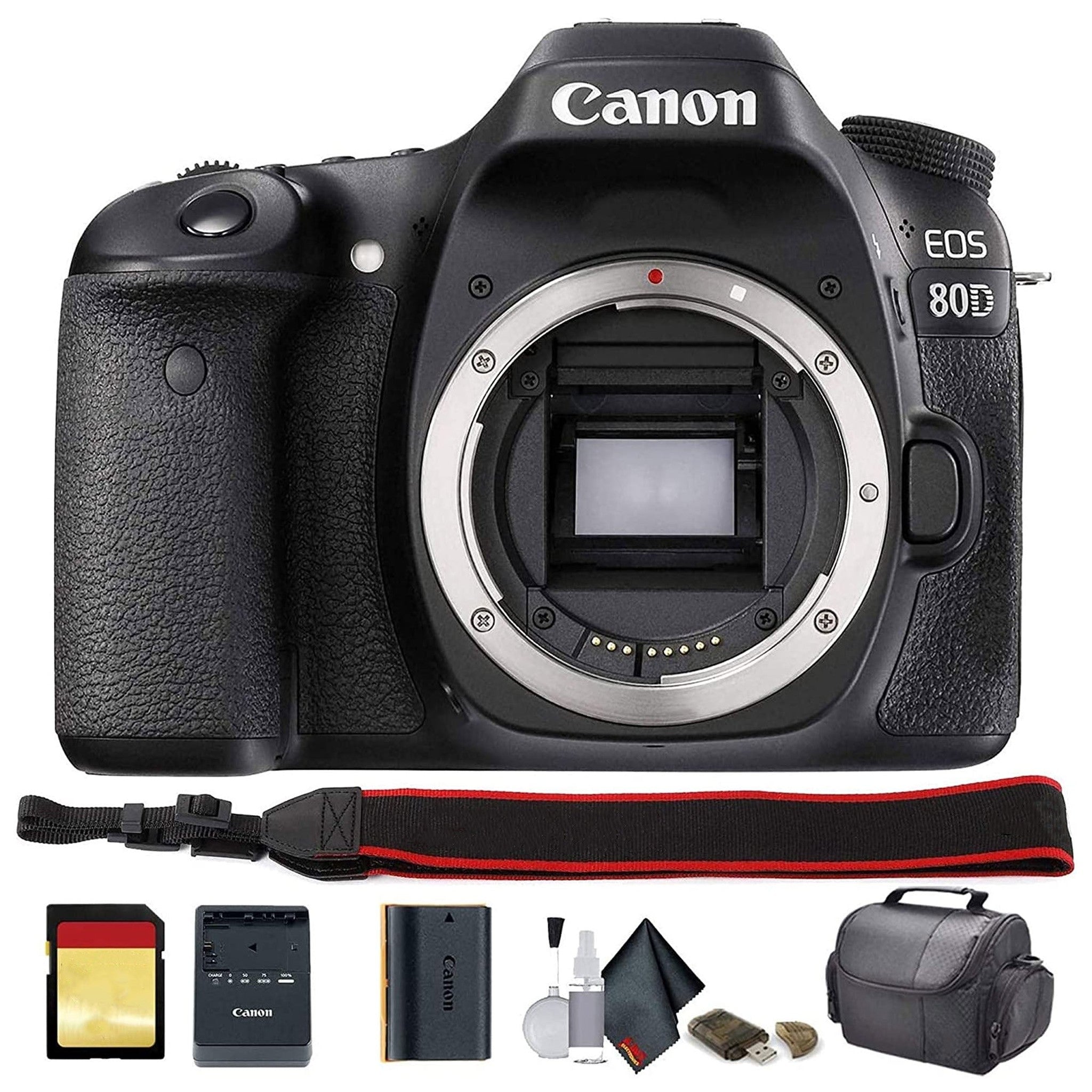 Canon EOS 80D DSLR Camera 1263C004 - Starter Bundle Canon