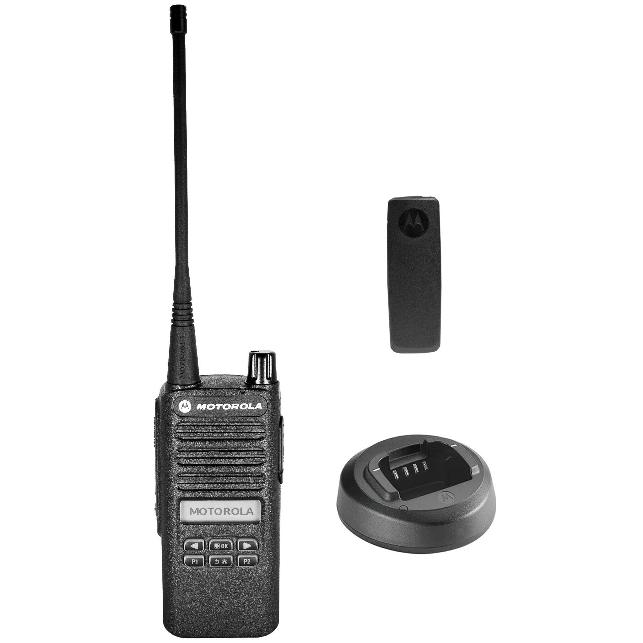 Motorola CP100D Analog UHF Portable Two Way Radio With Display and Limited Keypad Motorola Solutions