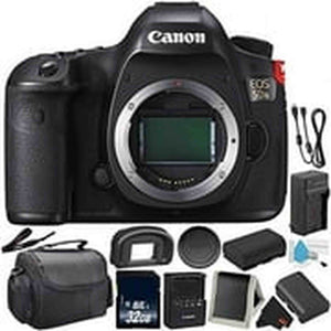 Canon EOS 5DS Digital SLR Camera 0581C002 Body Only - Bundle with 32GB Memory Card + Spare Battery + More Internationa Advanced Bundle