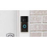 Ring Video Doorbell - 1080p HD video, improved motion detection, easy installation - Venetian Bronze