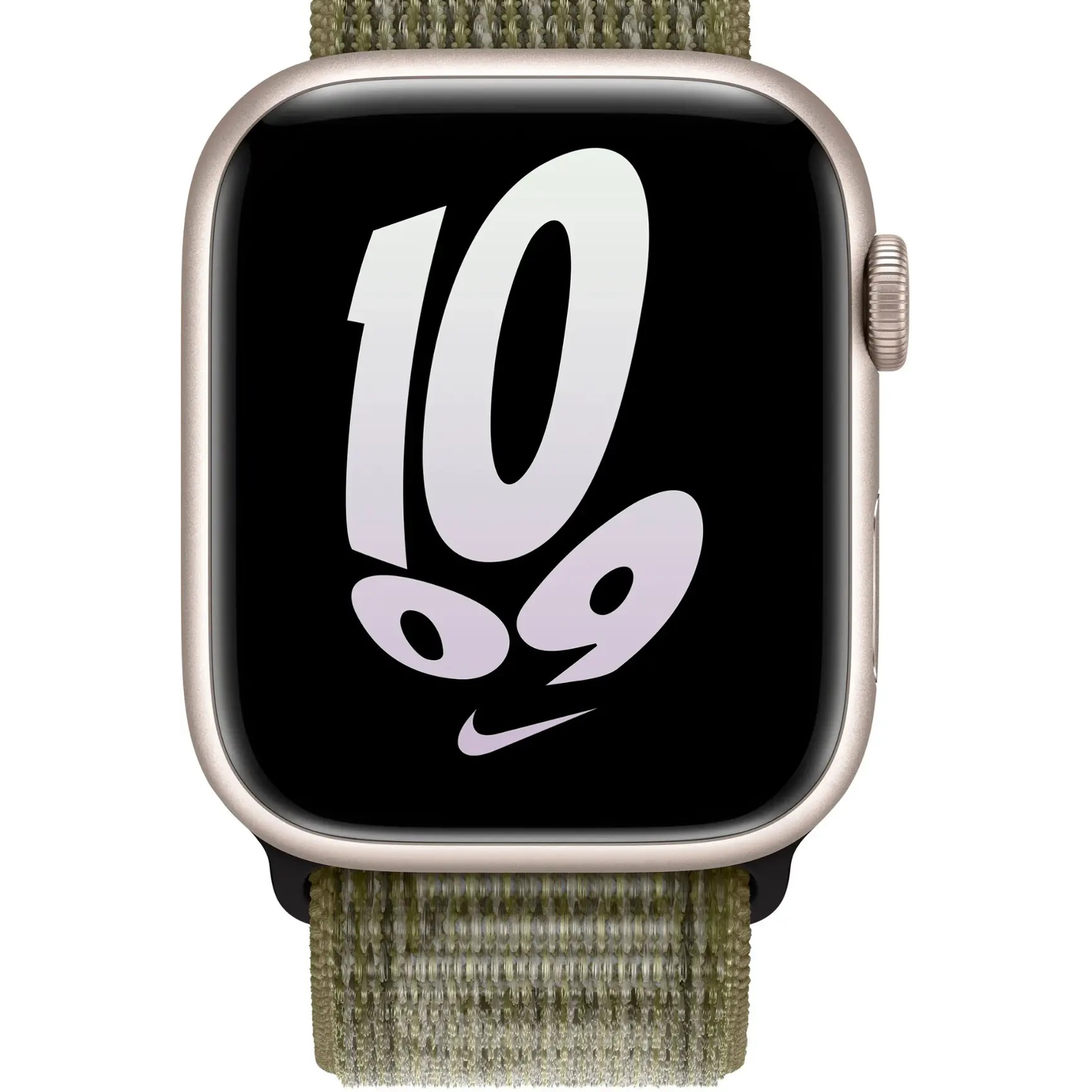 Apple Watch Band 45mm Nike Sport Loop - Sequoia/Pure Platinum Apple