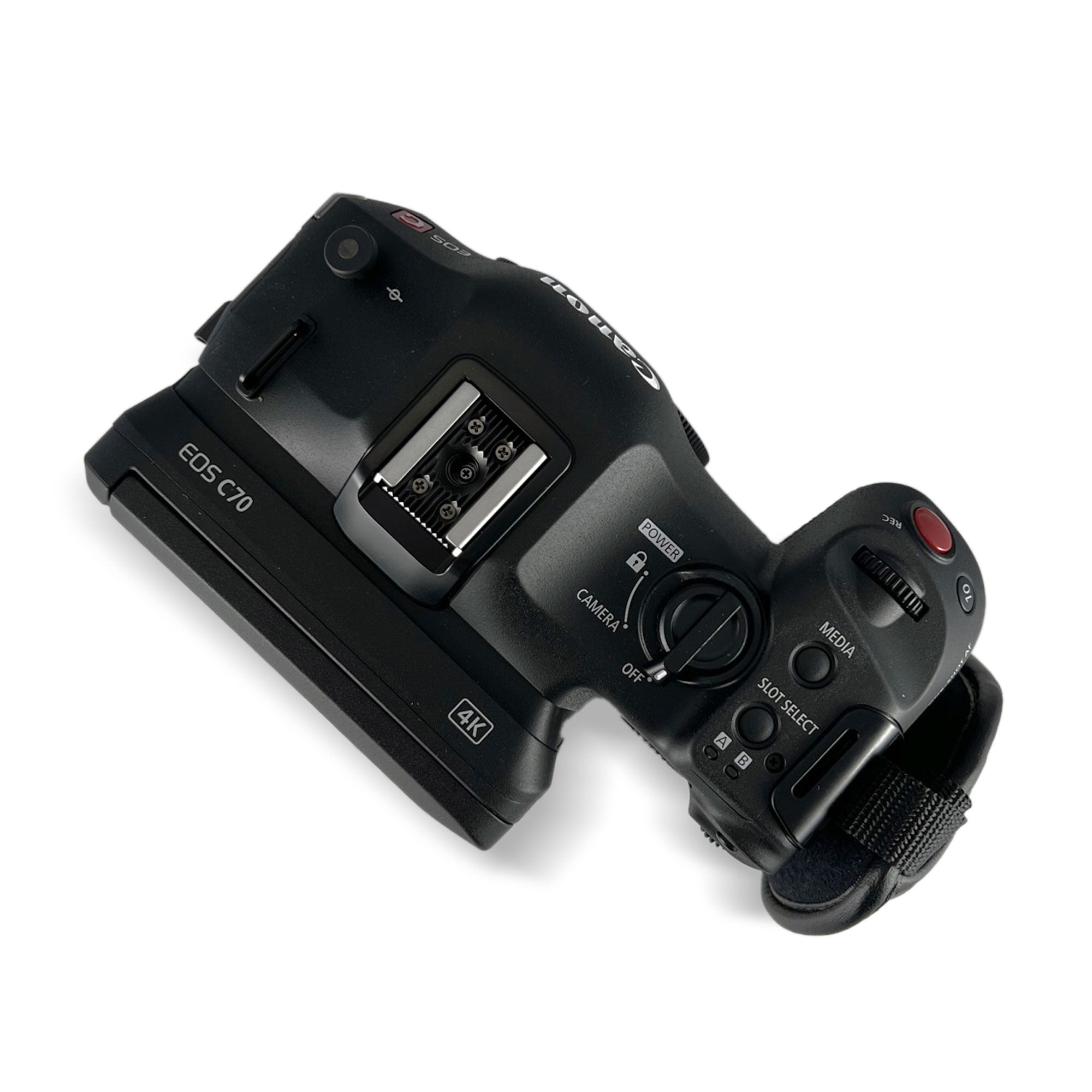 Canon EOS C70 Cinema Camera 4507C002 + 128GB Card + Case + More: Extra Storage Base Bundle