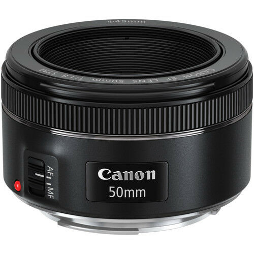 Canon EF 50mm f/1.8 STM Lens + UV Filter Kit & Cleaning Kit Starter Bundle