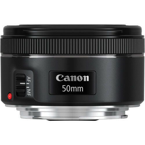 Canon EF 50mm f/1.8 STM Lens + UV Filter Kit & Cleaning Kit Starter Bundle