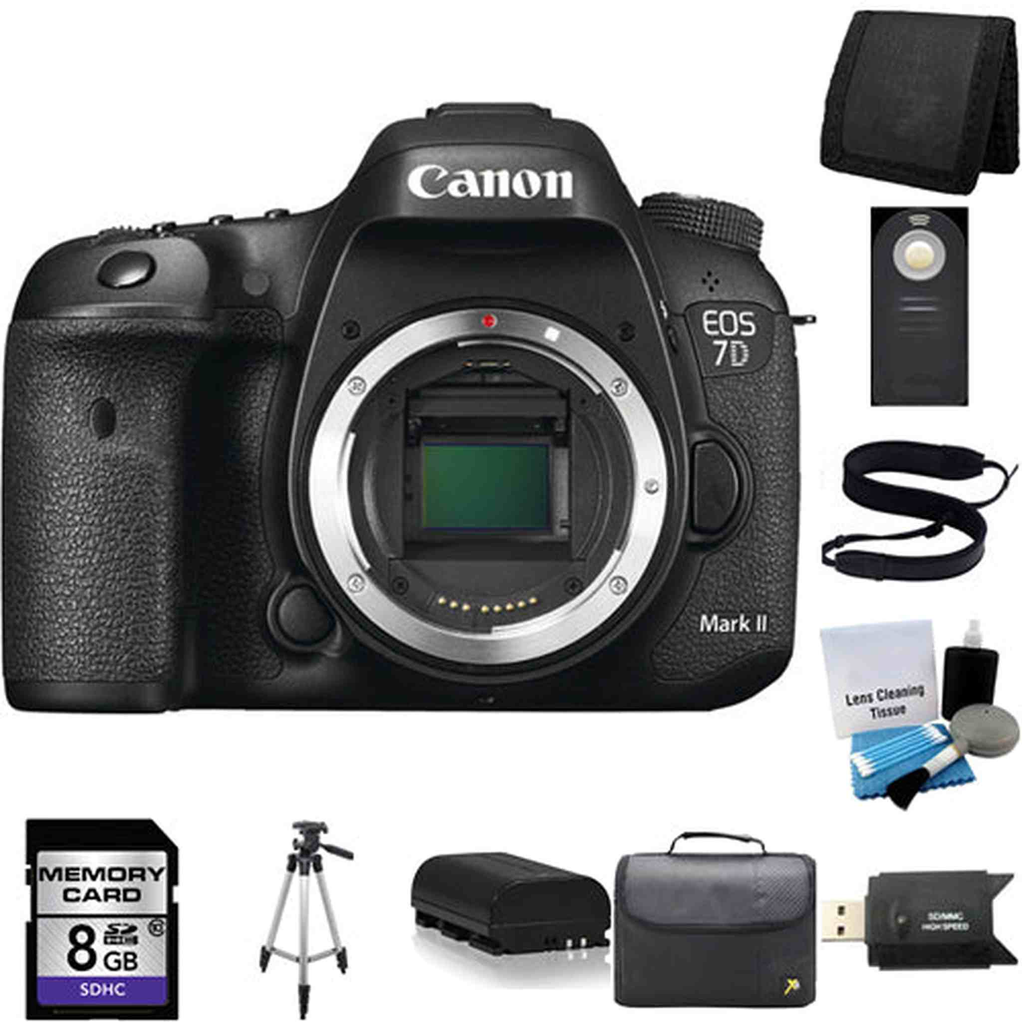 Canon EOS 7D Mark II DSLR Camera 8GB Full Kit Canon