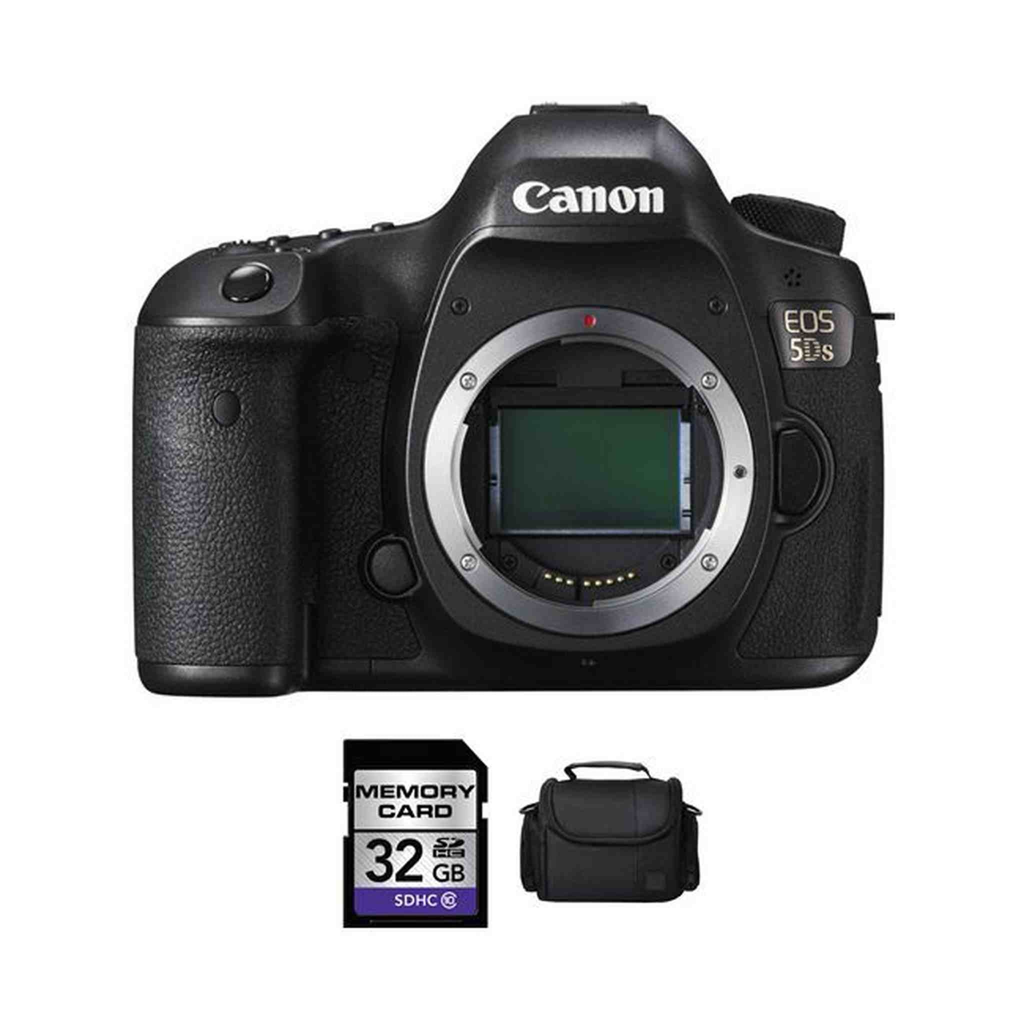 Canon EOS 5DS DSLR Camera + 32GB & Case Bundle