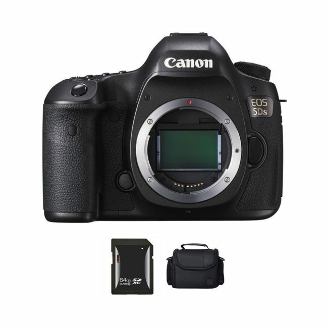Canon EOS 5DS DSLR Camera + 64GB & Case Bundle
