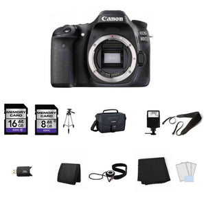 Canon EOS 80D DSLR Camera Body Only 24GB Full Kit Canon